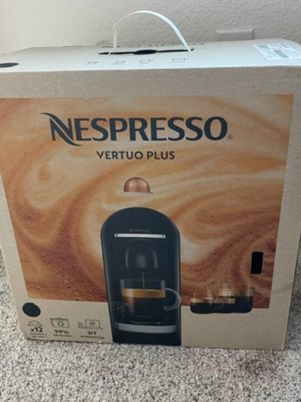 Nespresso vertuo plus Coffee Maker GCB2